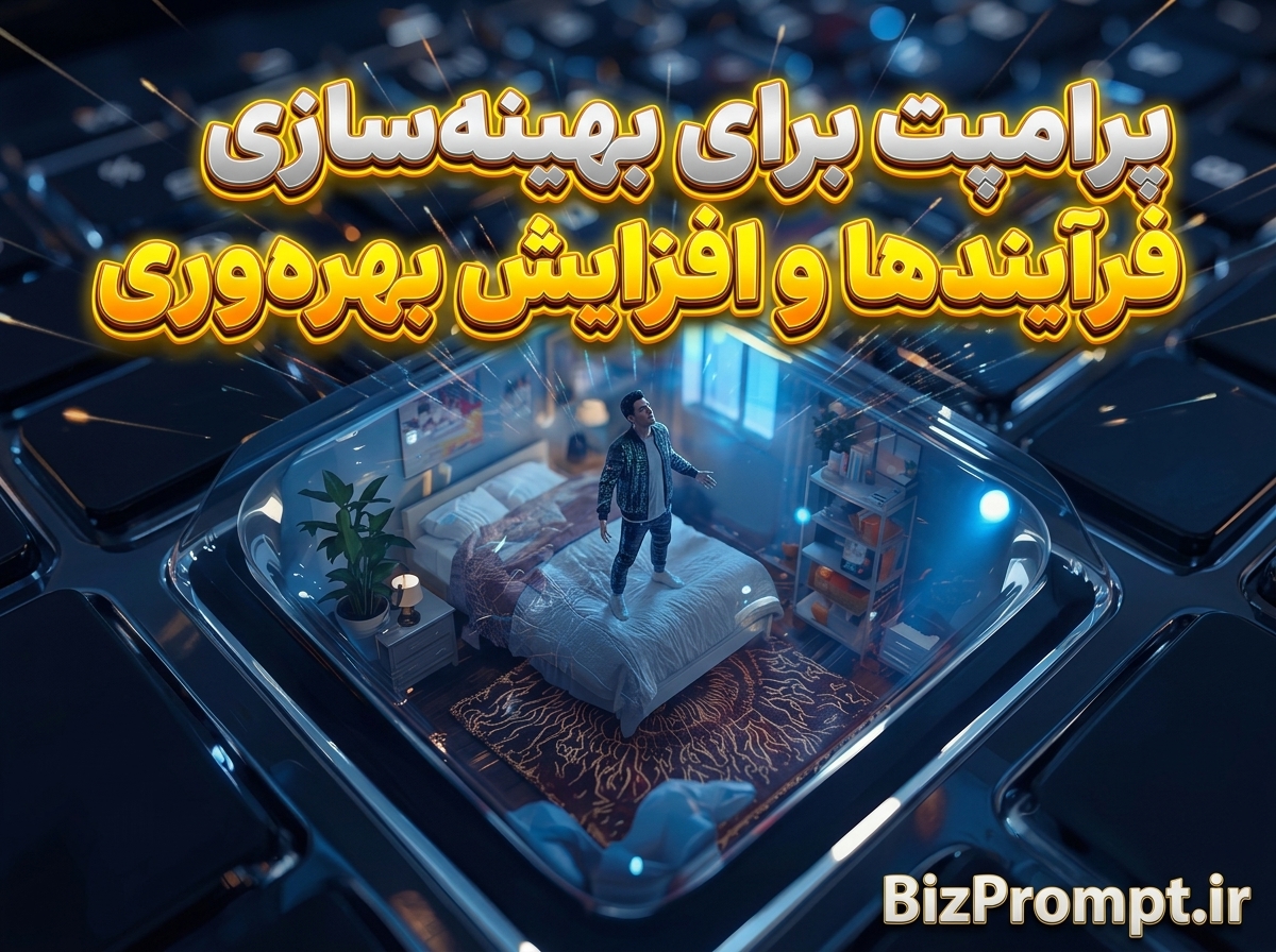 پرامپت_بهینه_سازی_فرایندها_افزای…_202606111303 پرامپت بهینه سازی فرایندها و افزایش بهره وری - تصویر 1